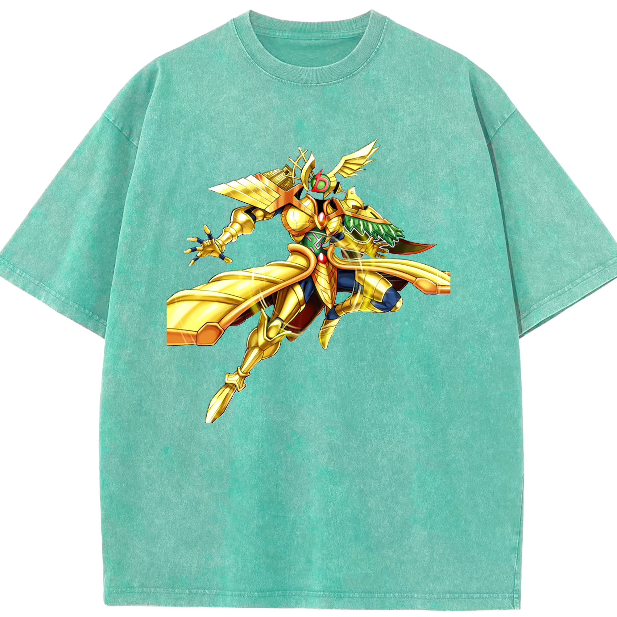 （画像用） 遊☆戯☆王 Yu-Gi-Oh! 綿100% ヴィンテージ風 半袖Tシャツ（フロントプリント）